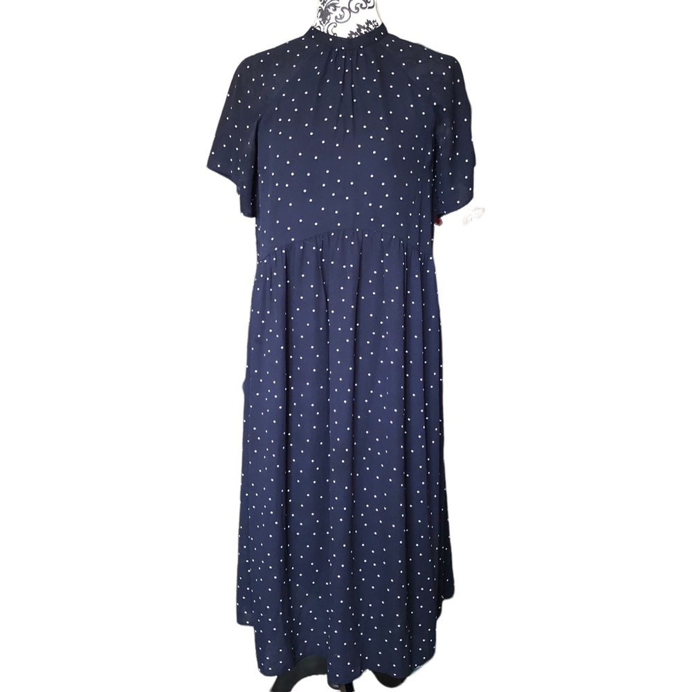 Y.A.S Polkadot High-neckline dress (size small)